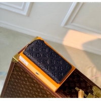 Super Quality Louis Vuitton Zippy Wallet Wallet bag in Monogram Empreinte Leather M61864 Navy Blue 2024