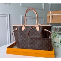 Market Sells Louis Vuitton Classic Neverfull MM Tote Bag M40995 Monogram Canvas/Beige 2024