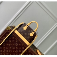 Pretty Style Louis Vuitton Nano Alma Bag in Monogram Macassar Canvas M82717 Yellow 2024