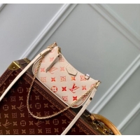 Best Design Louis Vuitton Easy Pouch On Strap Mini bag in Sunrise Aquarelle Monogram Empreinte Leather M83448 Cream Whit