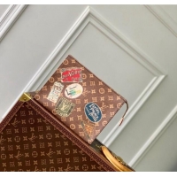 Top Quality Louis Vuitton Toilet Pouch in Monogram Canvas with Vintage Hotel Labels M83487 2024