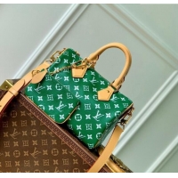 Top Grade Louis Vuitton Speedy P9 Bandoulière 25 Bag in Soft Calfskin M24423 Green 2024 Runway