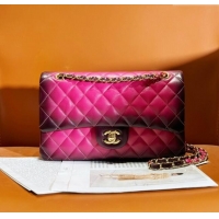 Promotional Chanel Quilted Lambskin Medium Classic Flap Bag AS2221 Rosy 2024