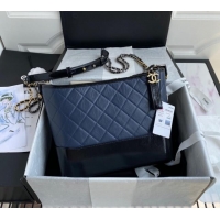 Promotional Chanel GABRIELLE Aged Calfskin Hobo Bag A93824 Navy Blue 2024