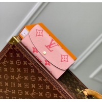 Traditional Specials Louis Vuitton Emilie Wallet in Monogram Empreinte Leather M60699 Pink 2024