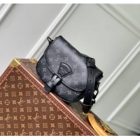 Reasonable Price Louis Vuitton Montsouris Messenger PM Bag in Monogram Canvas M47060 Black 2024