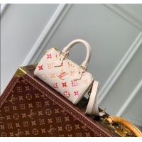 Low Price Louis Vuitton Nano Speedy Bag in Monogram Empreinte Leather M83452 Sunrise Aquarelle 2024