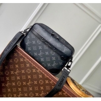 Promotional Louis Vuitton Alpha Messenger Bag in Monogram Canvas and Leather M46955 Black 2024