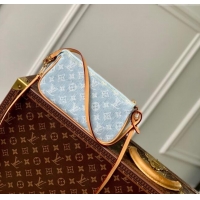 Good Product Louis Vuitton Pochette Accessoires Clutch in Monogram Denim 100% GOTS-certified Cotton M82692 Blue 2024