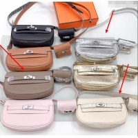 Shop Promotional Hermes Calfskin Pouch Belt/Belt Bag 061702 2024