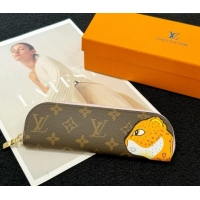 Promotional Louis Vuitton Pencil Pouch Charlotte Monogram M17106 Orange Tiger 2024