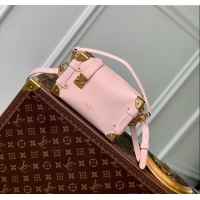 Buy Discount Louis Vuitton Side Trunk PM Bag in Grained Calfskin M23817 Pink 2024