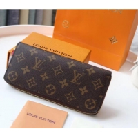 Promotional Louis Vuitton Monogram Canvas Clemence Wallet M61298 Rose Red