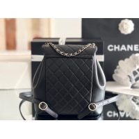 Most Popular Chanel Calfskin Large Backpack AS2908 Black 2024 Original Quality