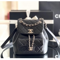 Fashion Show Collections Chanel Calfskin Small Backpack AS2908 Black 2024 Original Quality