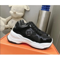 Best Product Louis Vuitton Run 55 Sneakers Black 608001