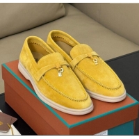 ​Buy New Loro Piana Summer Charms Walk Loafers LP110616 Yellow 2023 TOP