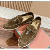 New Design LP Summer Charms Walk Loafers in Suede LP010901 Green 2024 Top