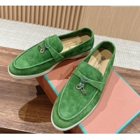 ​Trendy Design LP Summer Charms Walk Loafers in Suede LP010901 Bright Green 2024 Top