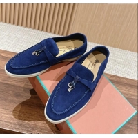 ​New Release Creation LP Summer Charms Walk Loafers in Suede LP010901 Royal Blue 2024 Top