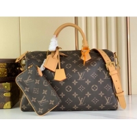 Top Quality Louis Vuitton RUNWAY Speedy P9 Bandouliere 40 Bag in Soft Calfskin M24422 Brown 2024