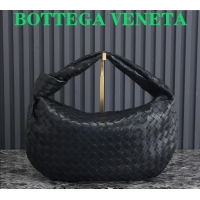 Modern Classic Bottega Veneta Small Jodie Hobo bag in Intrecciato Leather 600261 Black 2024