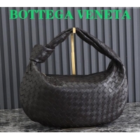 Buy Classic Bottega Veneta Small Jodie Hobo bag in Intrecciato Leather 600261 Dark Brown 2024