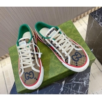 Purchase Gucci Tennis 1977 Maxi GG Canvas Low-top Sneakers Camel 605009