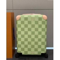 Buy Classic Louis Vuitton Horizon Luggage Travel Bag 55cm in Damier Giant Canvas 0622 Pistachio Green 2024