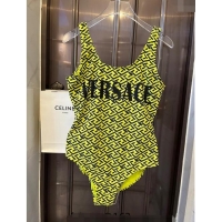 Buy Classic Versace One Pieces Printed Swimwear 0618 Yellow 2024