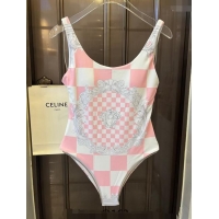 Luxury Cheap Versace Check Swimwear 0618 Pink 2024