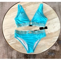 ​Unique Style Versace Greca Swimwear 0618 Light Blue 2024