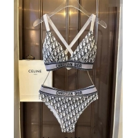 Good Quality Dior Oblique Swimwear 061802 Light Grey 2024