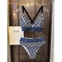 Fashion Discount Dior Oblique Swimwear 061802 Dark Blue 2024