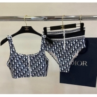 Cheapest Dior Zipped Swimwear 061802 Blue Oblique 2024