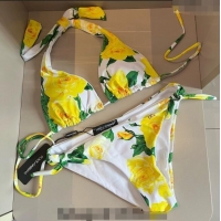 Promotional Dolce & Gabbana DG Two Pieces Swimwear 0618 Yellow 2024