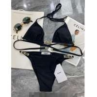 ​Most Popular Celine Swimwear with Logo Chain 0618 Black 2024