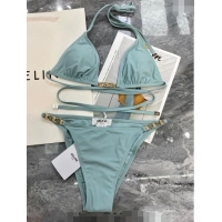 ​Traditional Specials Celine Swimwear with Logo Chain 0618 Light Blue 2024