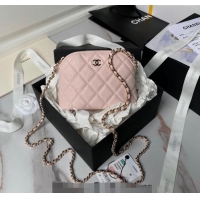 Buy Cheap Chanel Grained Calfskin Clutch with Chain AP4000 Light Pink 2024