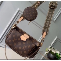 Promotional Louis Vuitton Multi-Pochette Accessoires Triple Monogram Canvas Shoulder Bag M44813