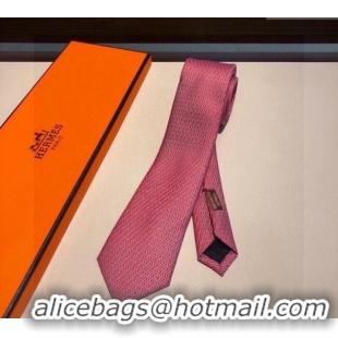 Particularly Recommended Hermes Silk Tie 030901 Pink 2023