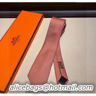 Cheapest Hermes Silk Tie 030901 Orange 2023 