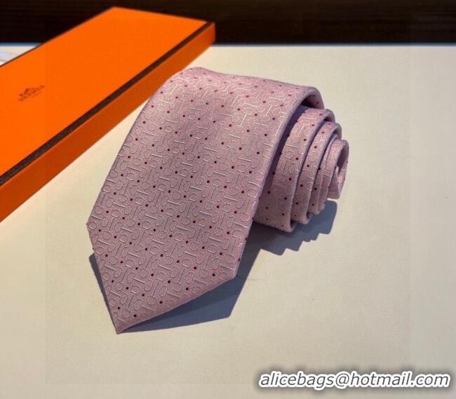 Buy Classic Hermes Silk Tie 030902 Light Pink 2023