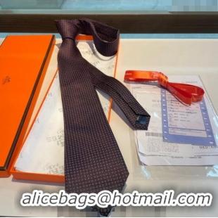 Low Cost Hermes H Silk Tie 040801 Black 2024