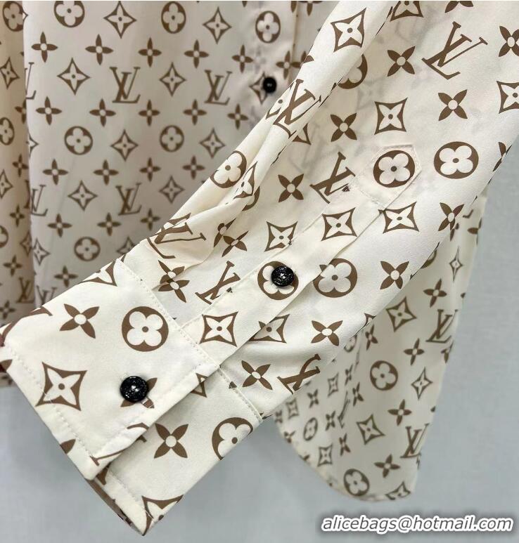 Buy Cheap Louis Vuitton Monogram Silk Shirt 1AFOIR