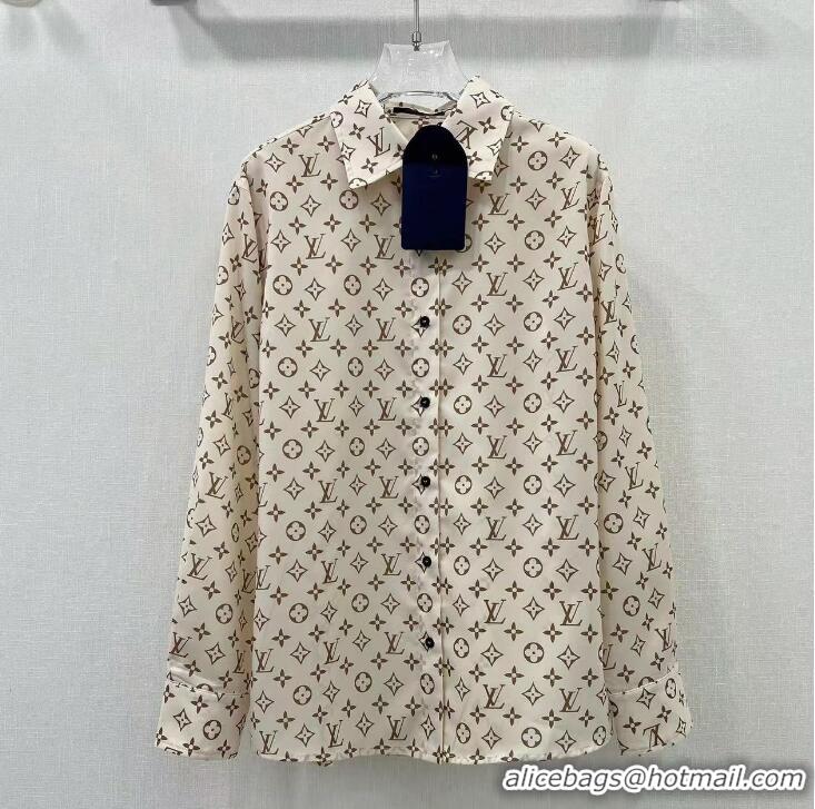 Buy Cheap Louis Vuitton Monogram Silk Shirt 1AFOIR