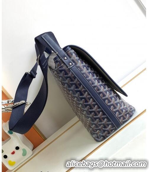 Super Quality Goyard Capetien MM Messenger Bag 8130 Navy Blue 2024