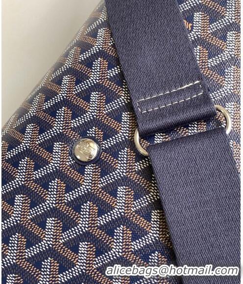 Super Quality Goyard Capetien MM Messenger Bag 8130 Navy Blue 2024