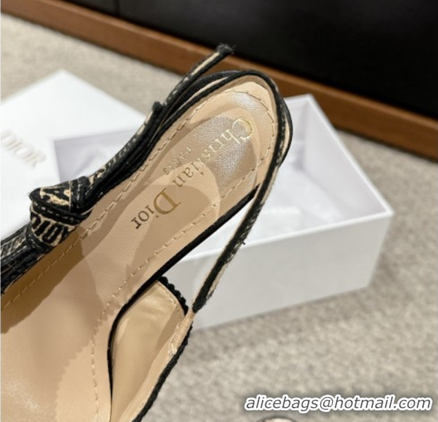 Most Popular Dior J'Adior Slingback Pumps 9.5cm in Beige Yellow Straw 604042