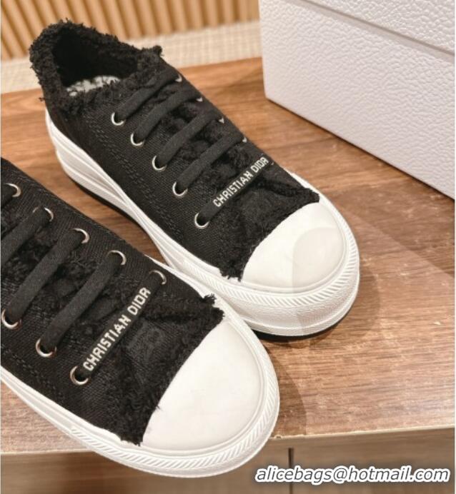 Best Price Dior Walk'n'Dior Sneakers with embroidery Logo Black 070603